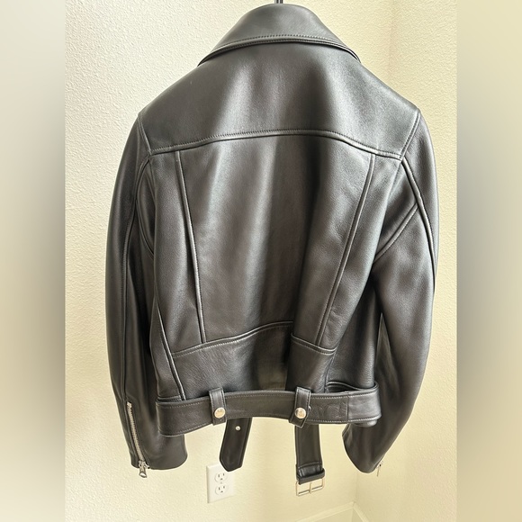 ACNE STUDIOS Leather Moto Jacket - Picture 2 of 7